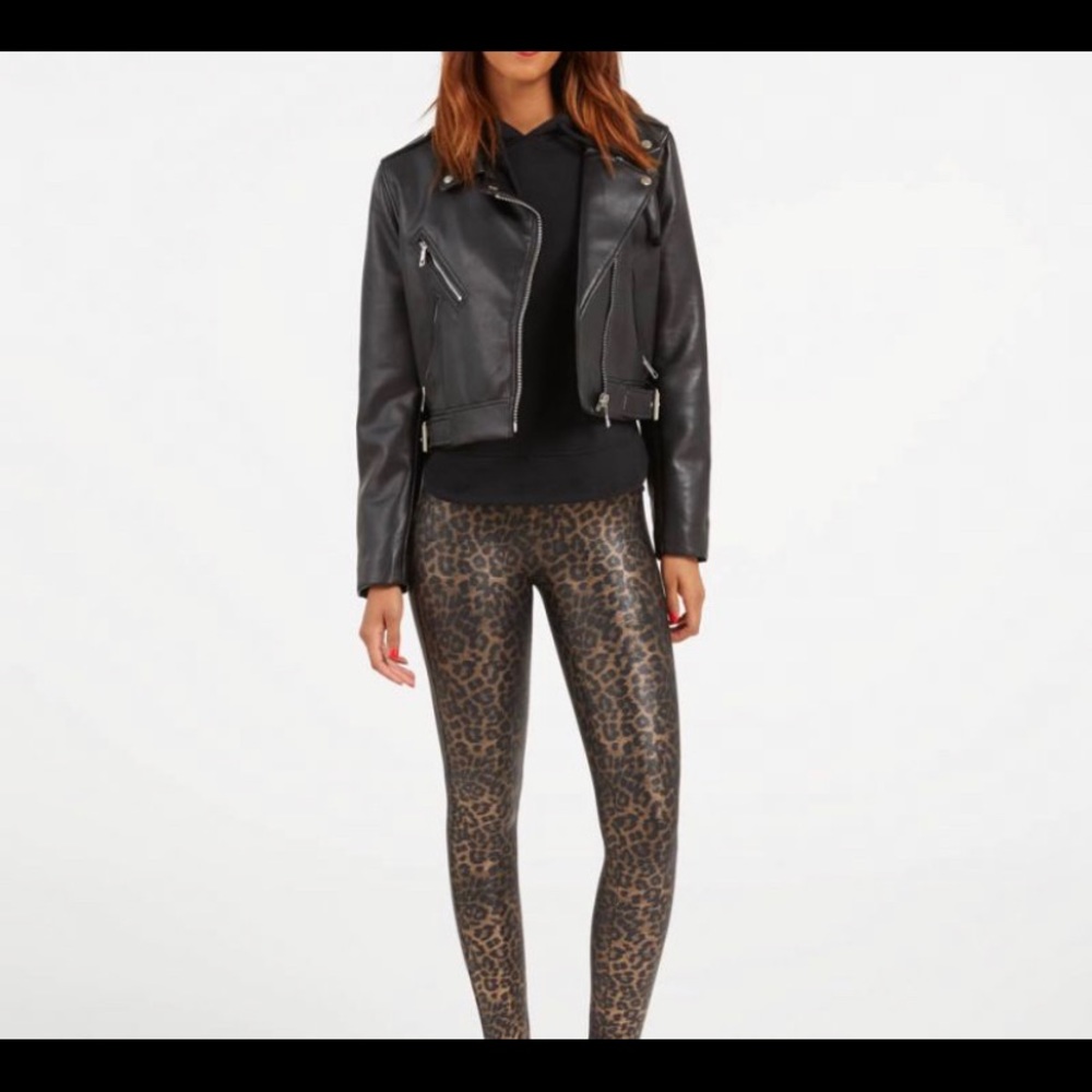 New in box spanx cheetah leggings